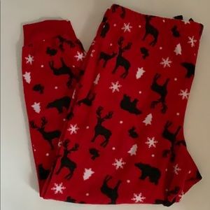 Fleece pajama bottoms NWT